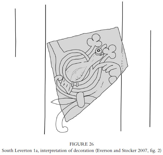 Fig 26: South Leverton 1a, interpretation of decoration
